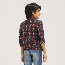 Load image into Gallery viewer, Boys Red &amp; Black Bomber Jacket
