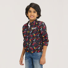 Load image into Gallery viewer, Boys Red &amp; Black Bomber Jacket
