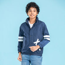 Load image into Gallery viewer, BOYS BOMBER JACKET- NAVY
