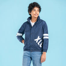 Load image into Gallery viewer, BOYS BOMBER JACKET- NAVY
