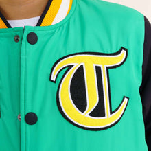 Load image into Gallery viewer, Boys Green &amp; Black Bomber
