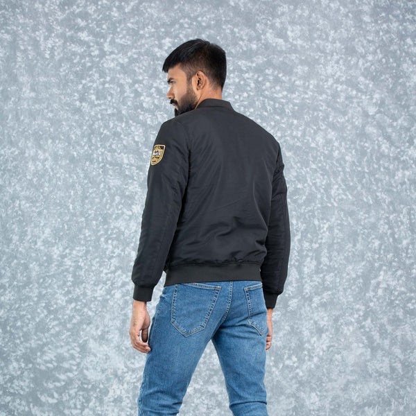 MENS BOMBER- BLACK