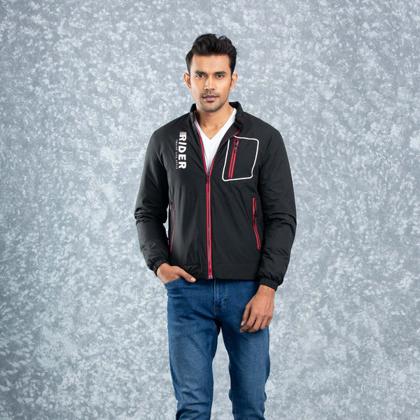 MENS BOMBER JACKET- BLACK