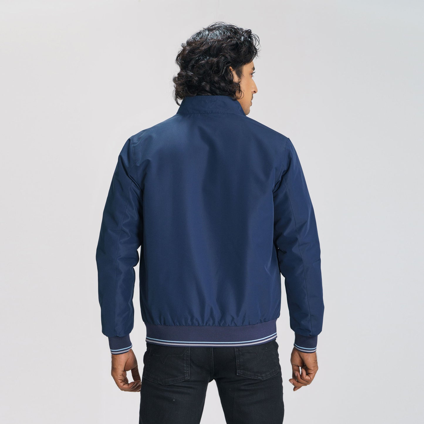 Mens Navy Bomber Jacket