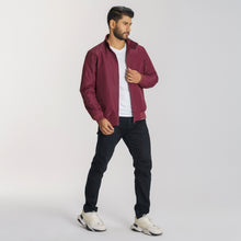 Load image into Gallery viewer, Men&#39;s Maroon Bomber Jacket
