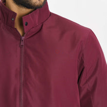 Load image into Gallery viewer, Men&#39;s Maroon Bomber Jacket
