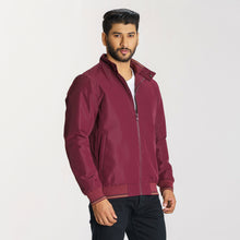 Load image into Gallery viewer, Men&#39;s Maroon Bomber Jacket
