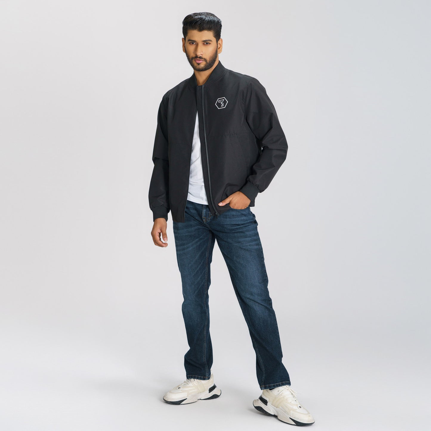 Mens Bomber Black