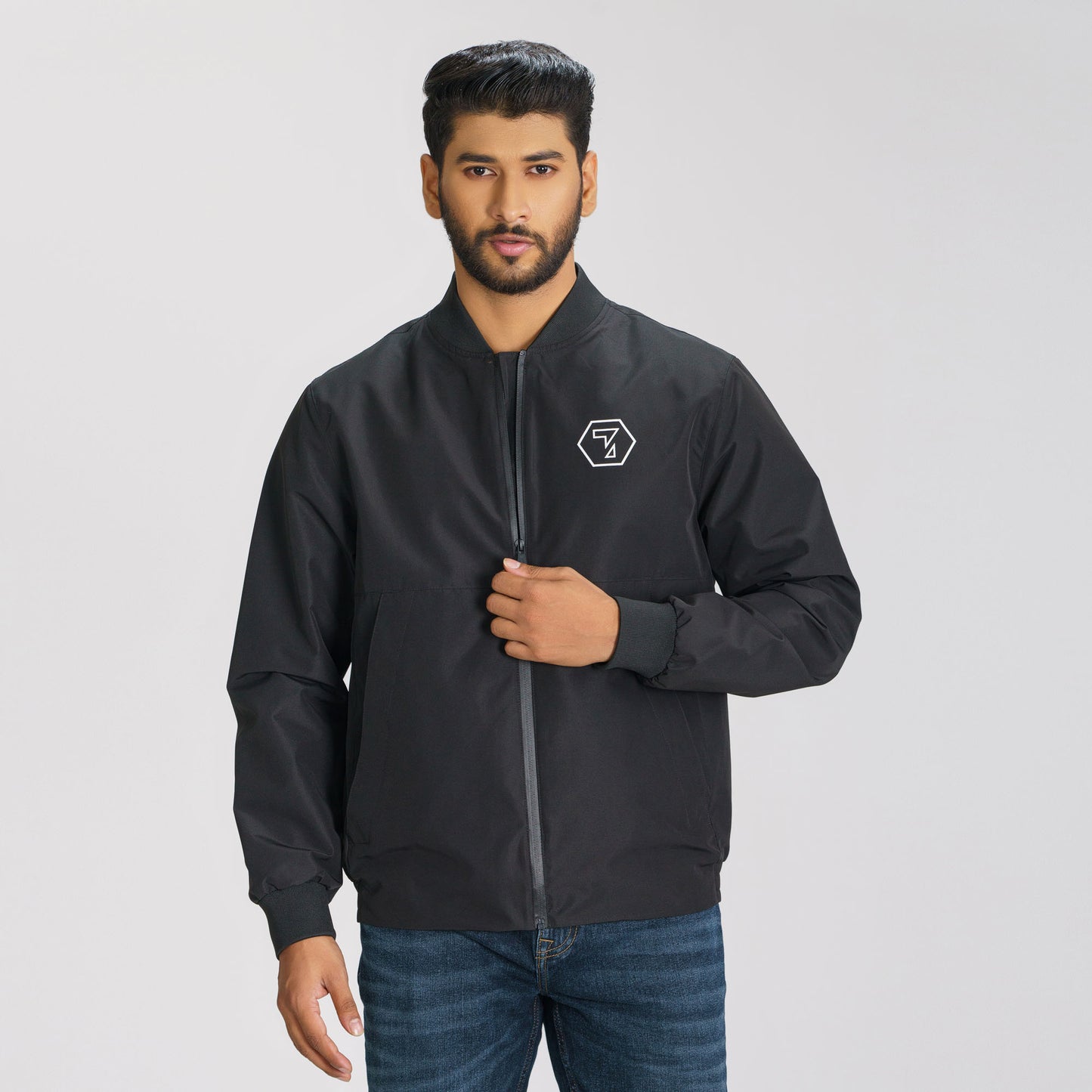 Mens Bomber Black