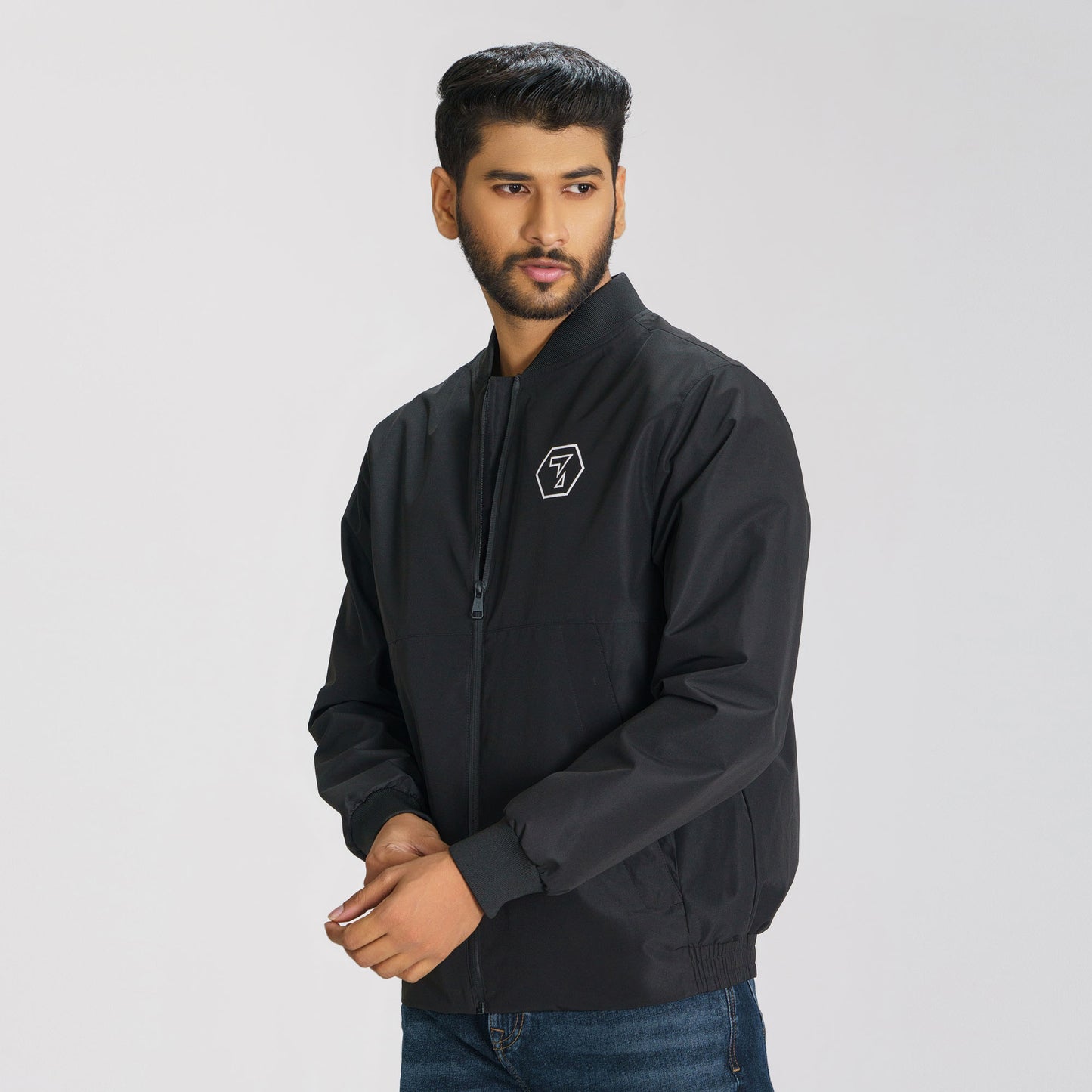 Mens Bomber Black