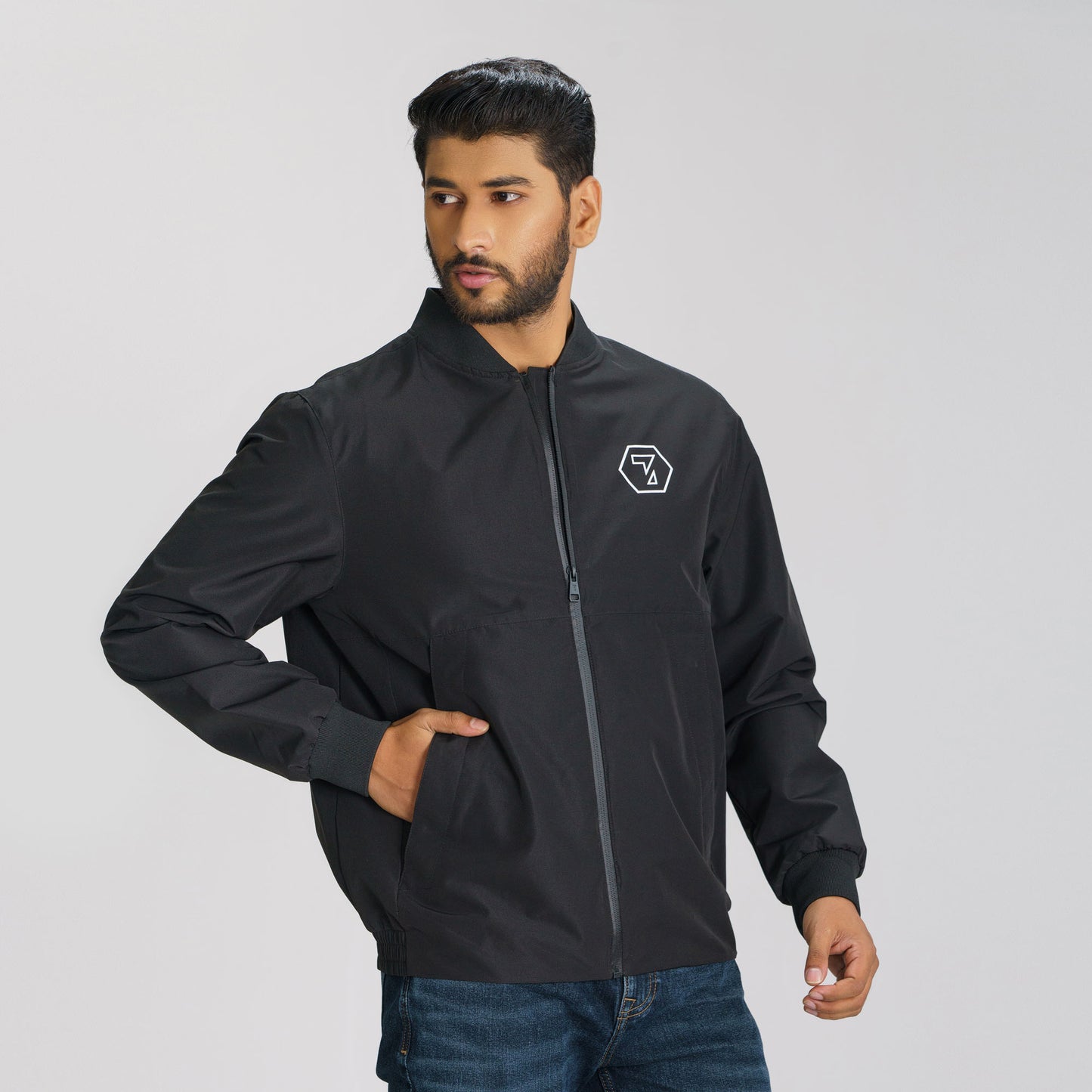 Mens Bomber Black