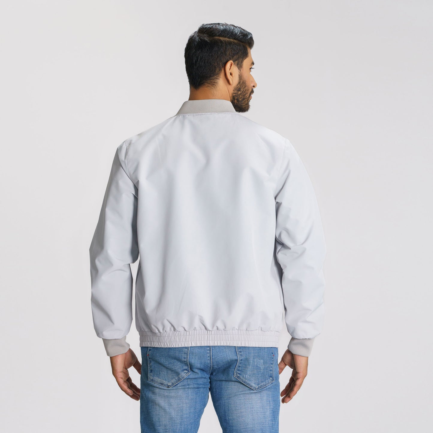 Mens Bomber Grey