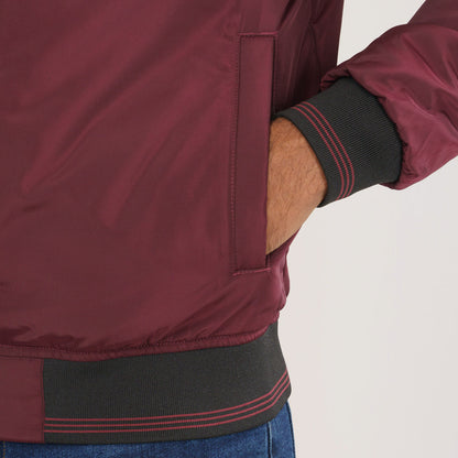 Mens Reversible Maroon Bomber