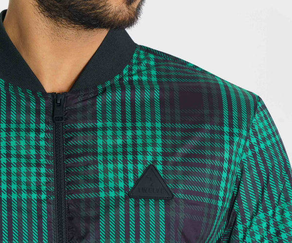 Men’s Green Check Bomber