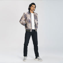 Load image into Gallery viewer, Men’s Brown Printed Bomber
