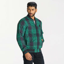 Load image into Gallery viewer, Men’s Green Check Bomber
