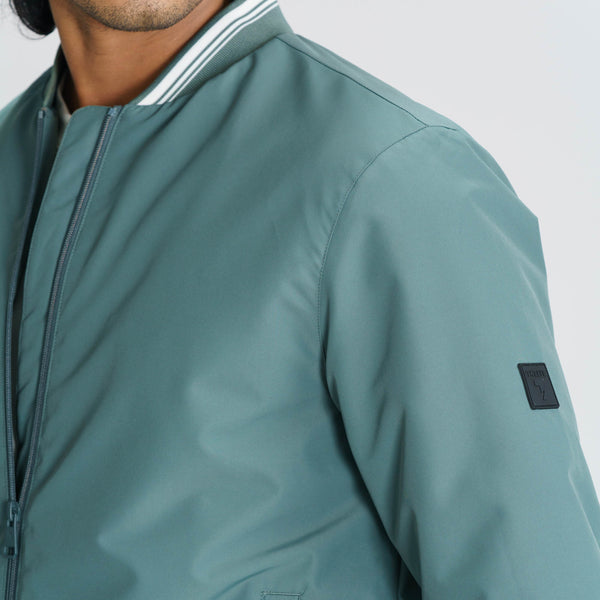 Mens Green Bomber Jacket