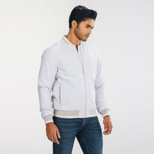 Load image into Gallery viewer, Men’s Gray Bomber Jacket
