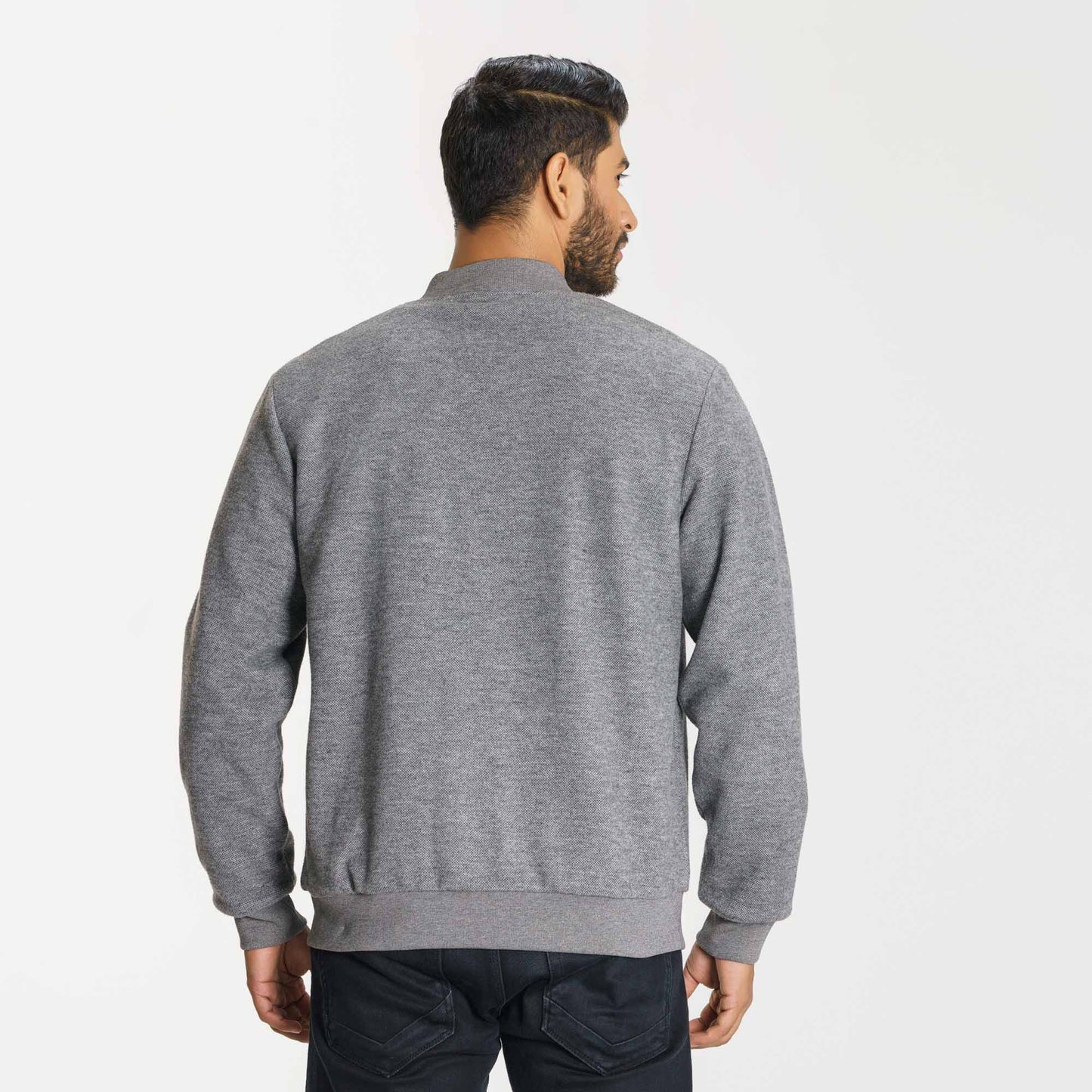 Mens Grey Bomber