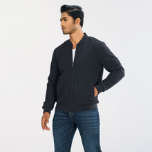 Load image into Gallery viewer, Mens Black Bomber
