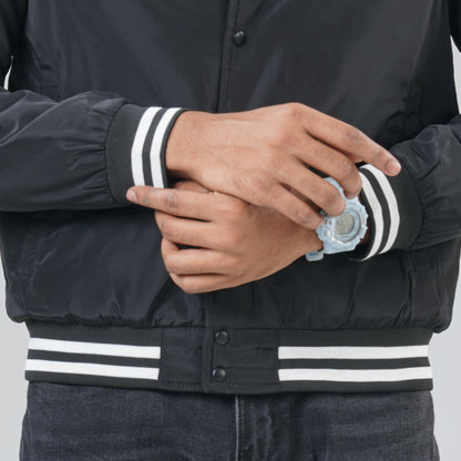 Mens Black Bomber