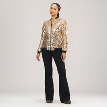 Load image into Gallery viewer, Womens Sequin Bomber
