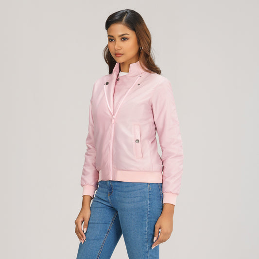 Womens Orchid Pink Bomber