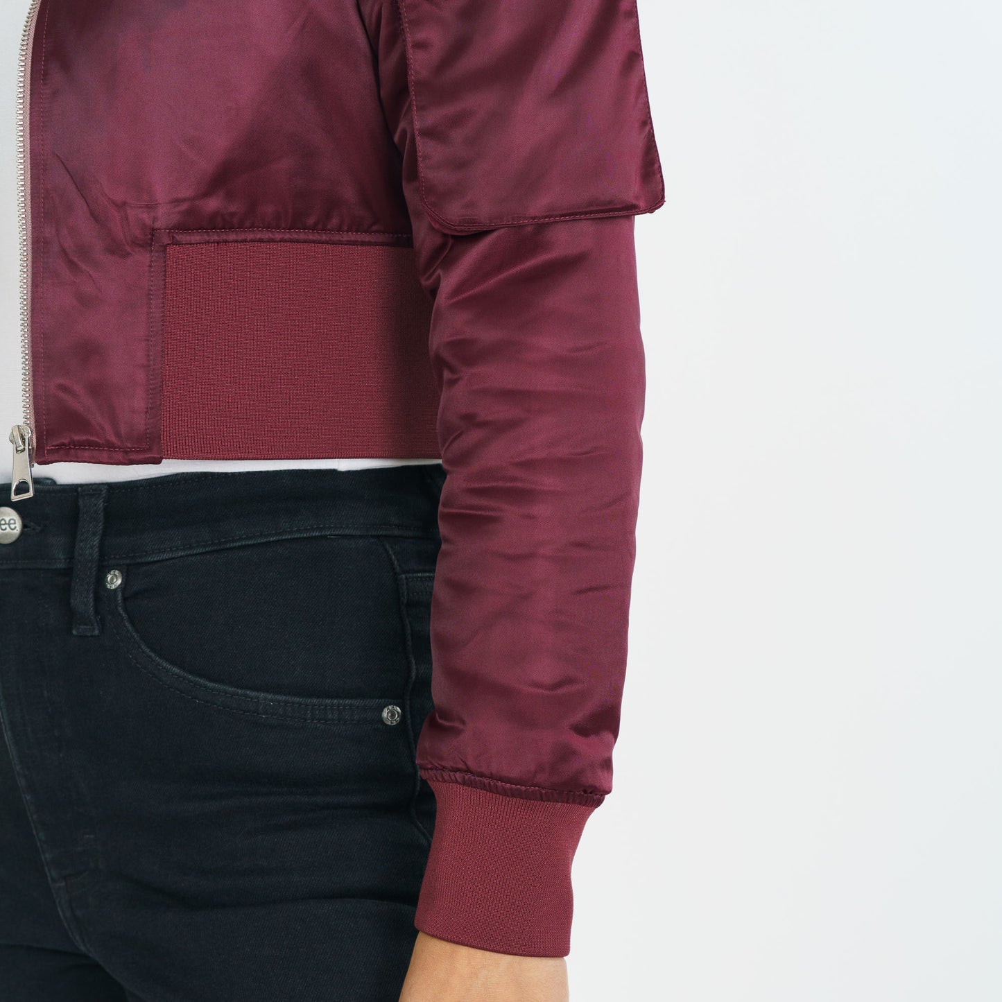 Womens Cropped Port Royale Bomber Jacket