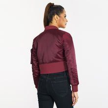 Load image into Gallery viewer, Womens Cropped Port Royale Bomber Jacket
