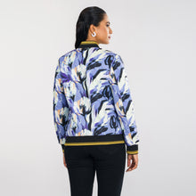 Load image into Gallery viewer, Womens Purple Reversible Bomber Jacket
