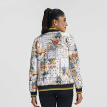 Load image into Gallery viewer, Womens Olive Reversible Bomber Jacket
