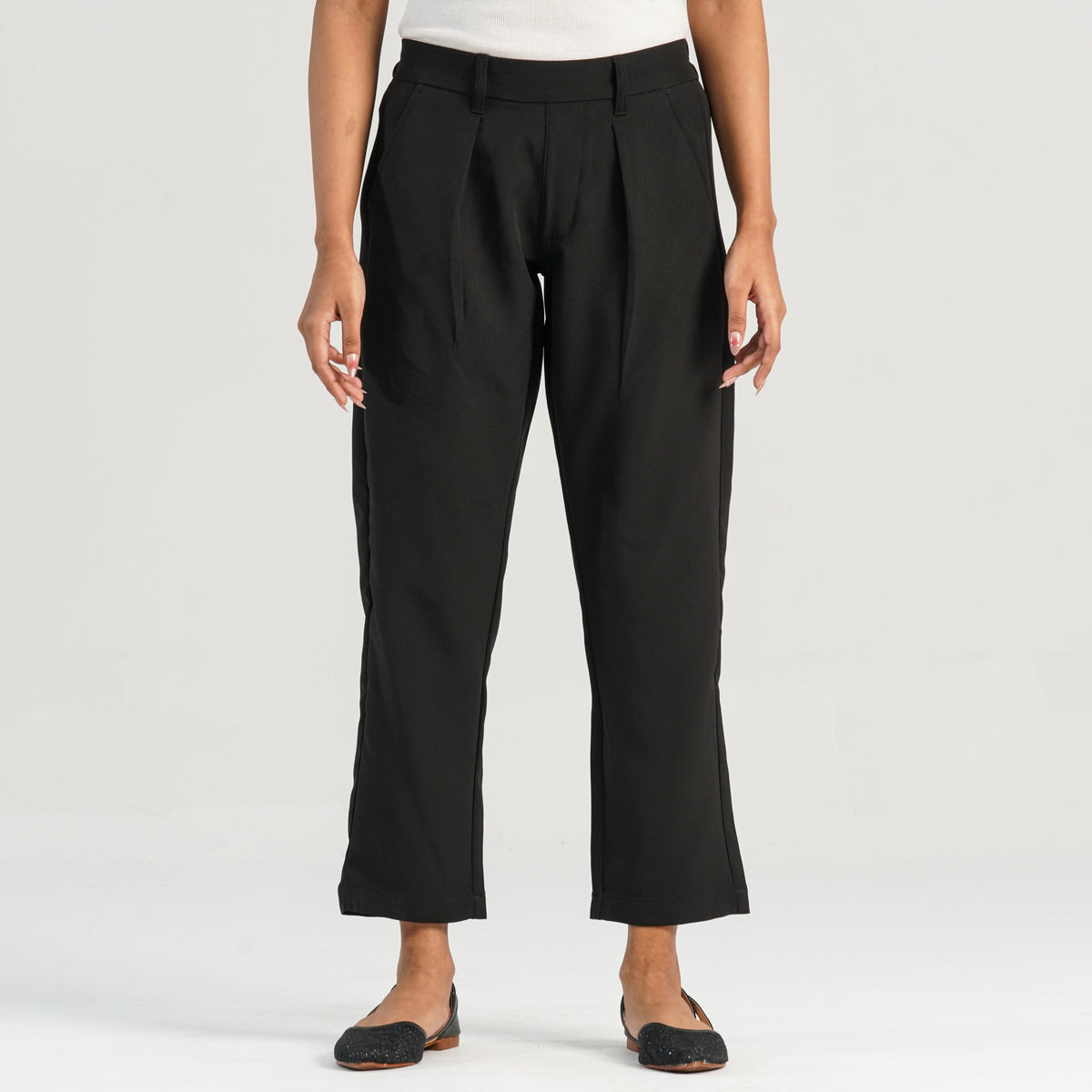 Womens Black Bottom