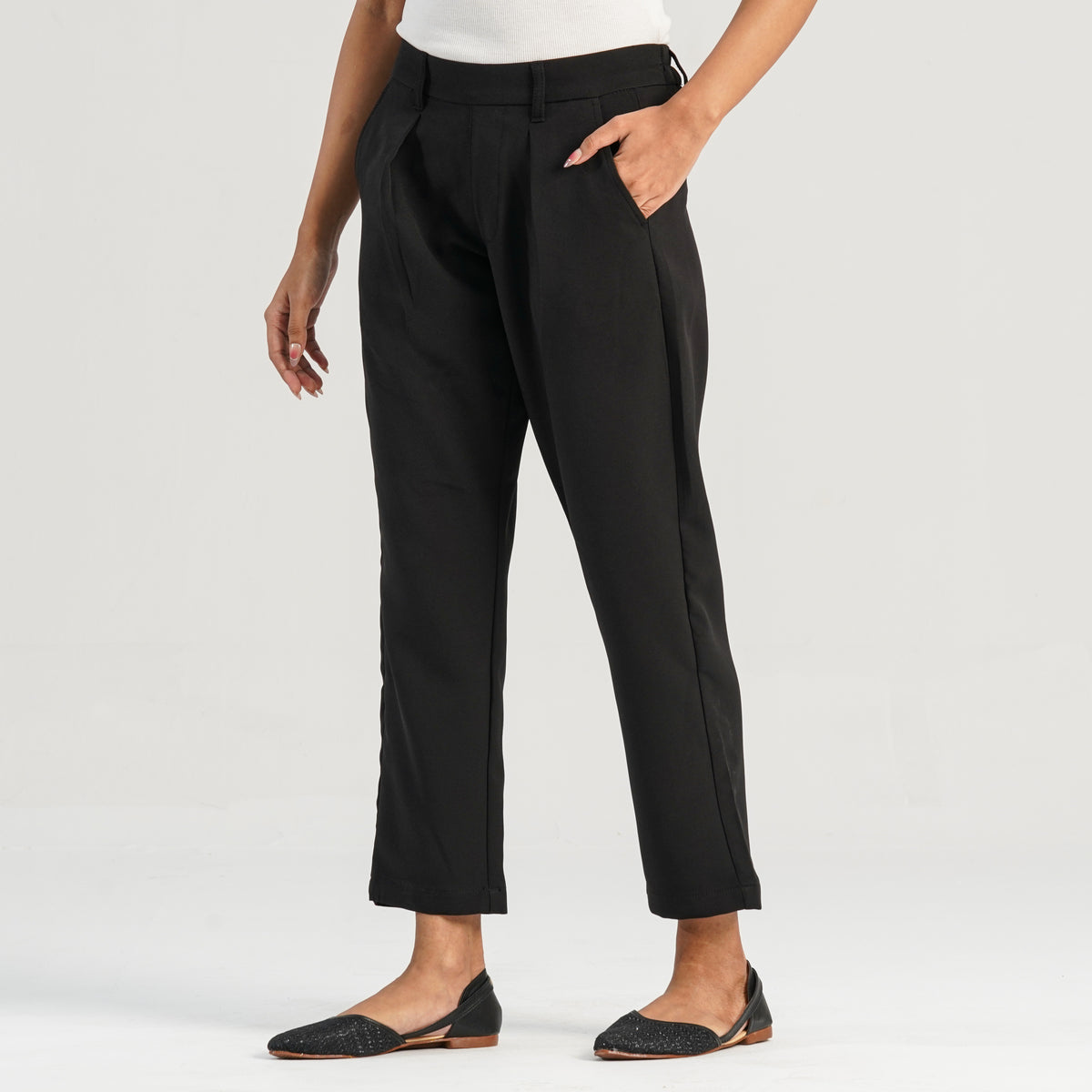 Womens Black Bottom