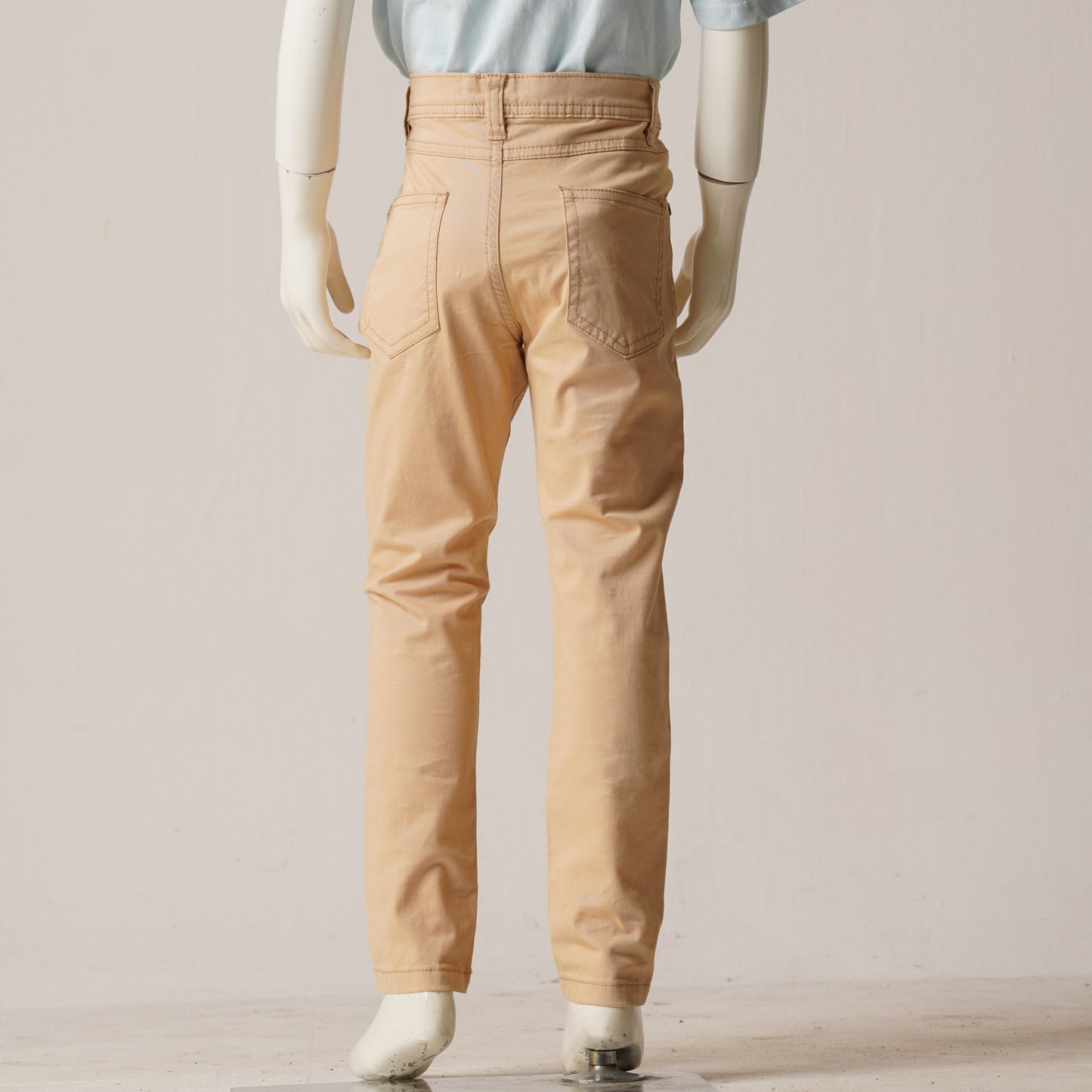 Boys Twill Pant-Beige