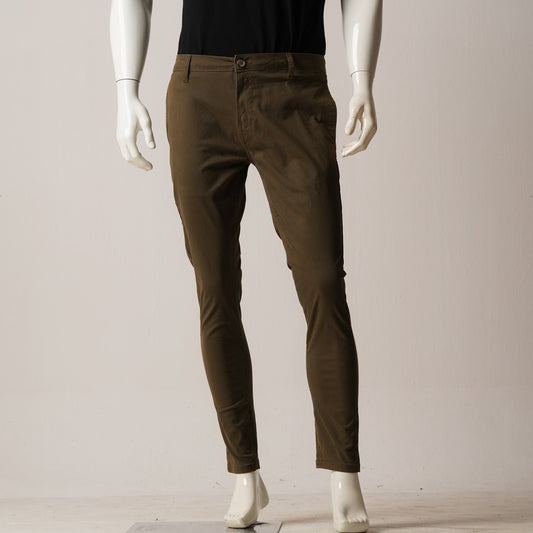 Boys Twill Pant-Chocolate