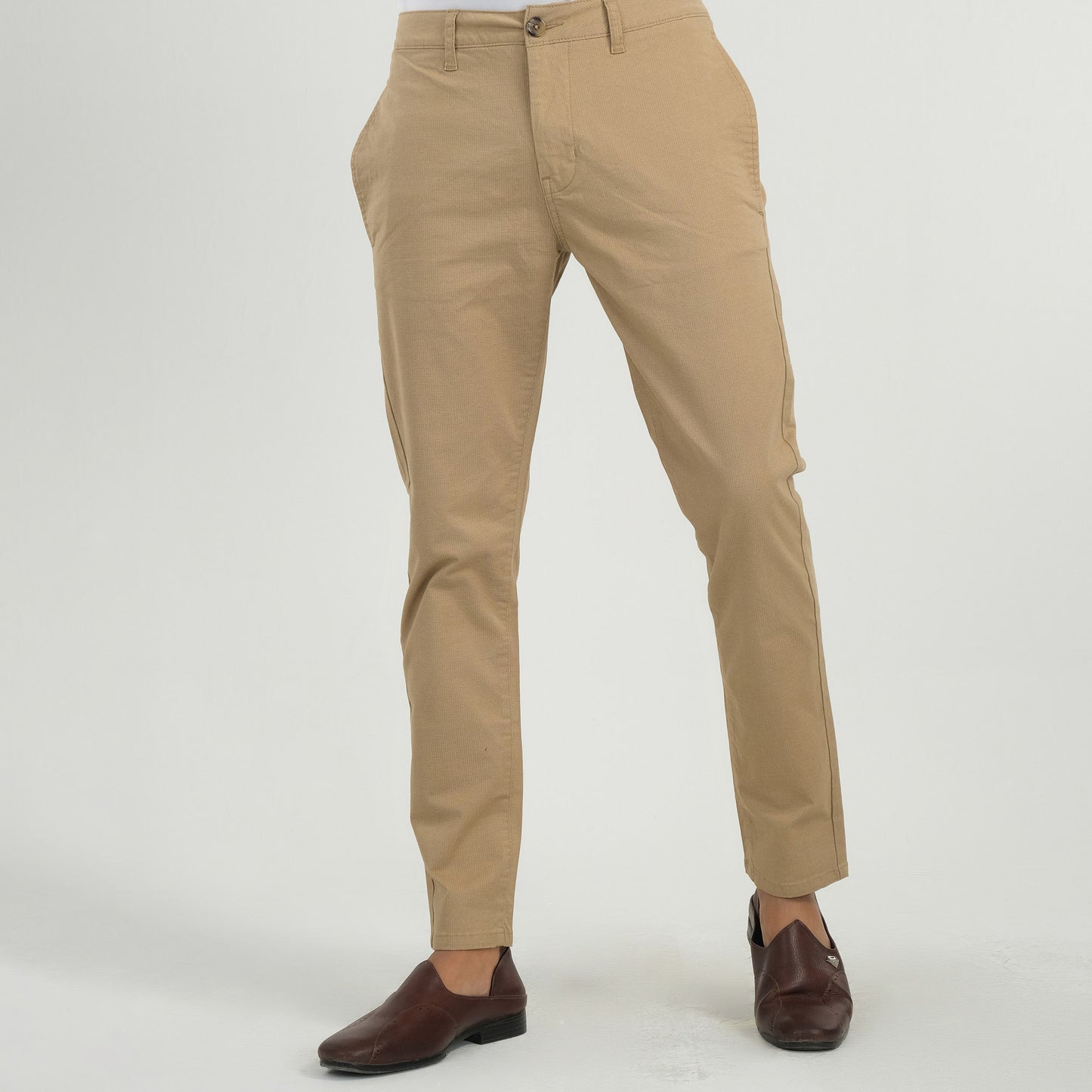 Mens Twill Pant-Cream