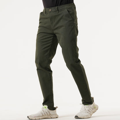 Mens Olive Twill Pant