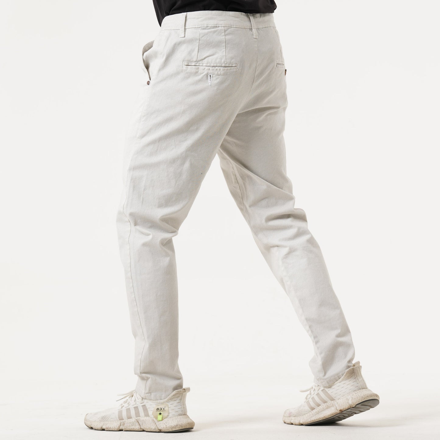 Mens White Twill Pant