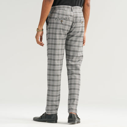 Mens Twill Check Pant