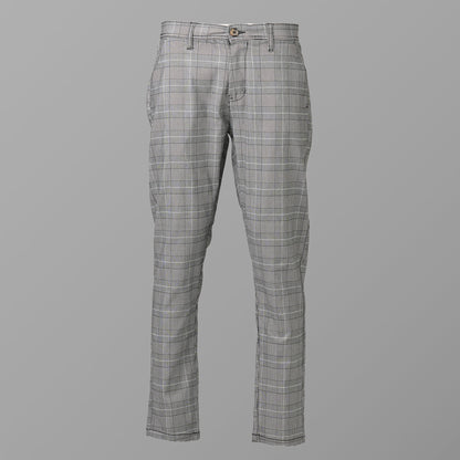 Mens Twill Check Pant