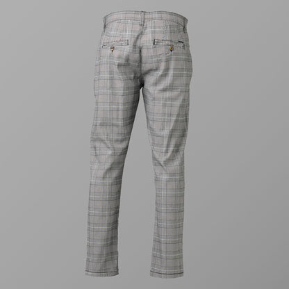 Mens Twill Check Pant