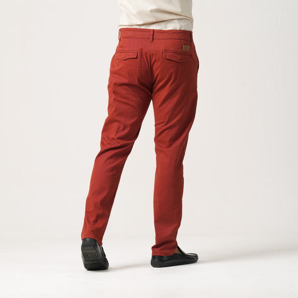 MENS CINO PANT-BROWN