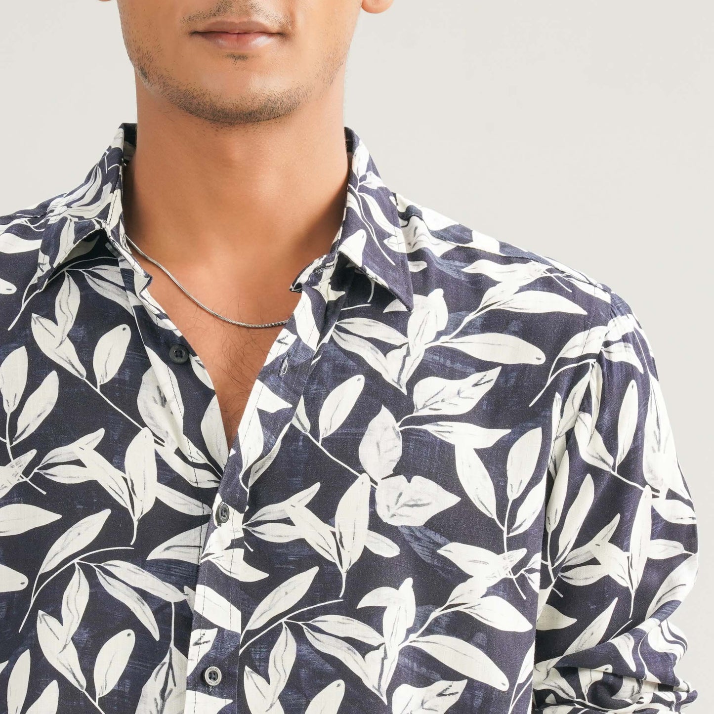 Mens Blue Casual Shirt