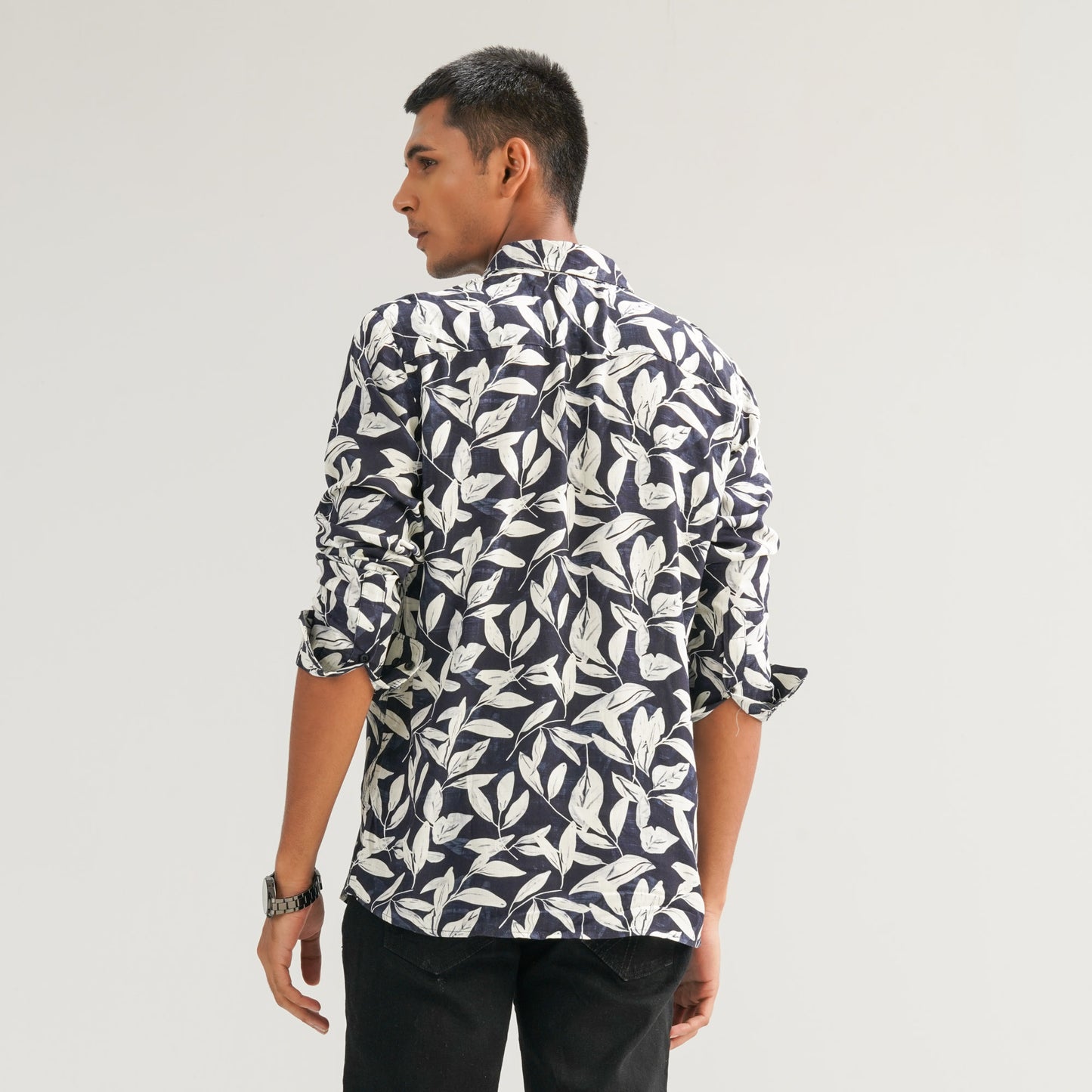 Mens Blue Casual Shirt