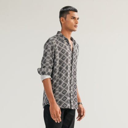 Mens Black Casual Shirt
