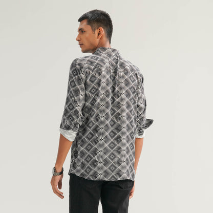 Mens Black Casual Shirt