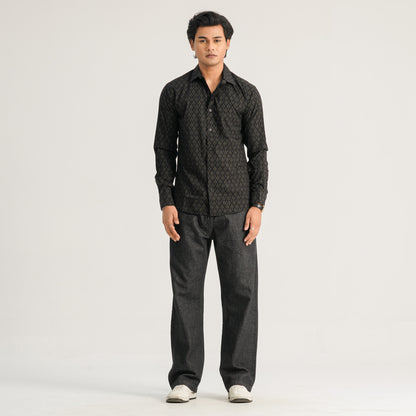 Mens Black Casual Shirt