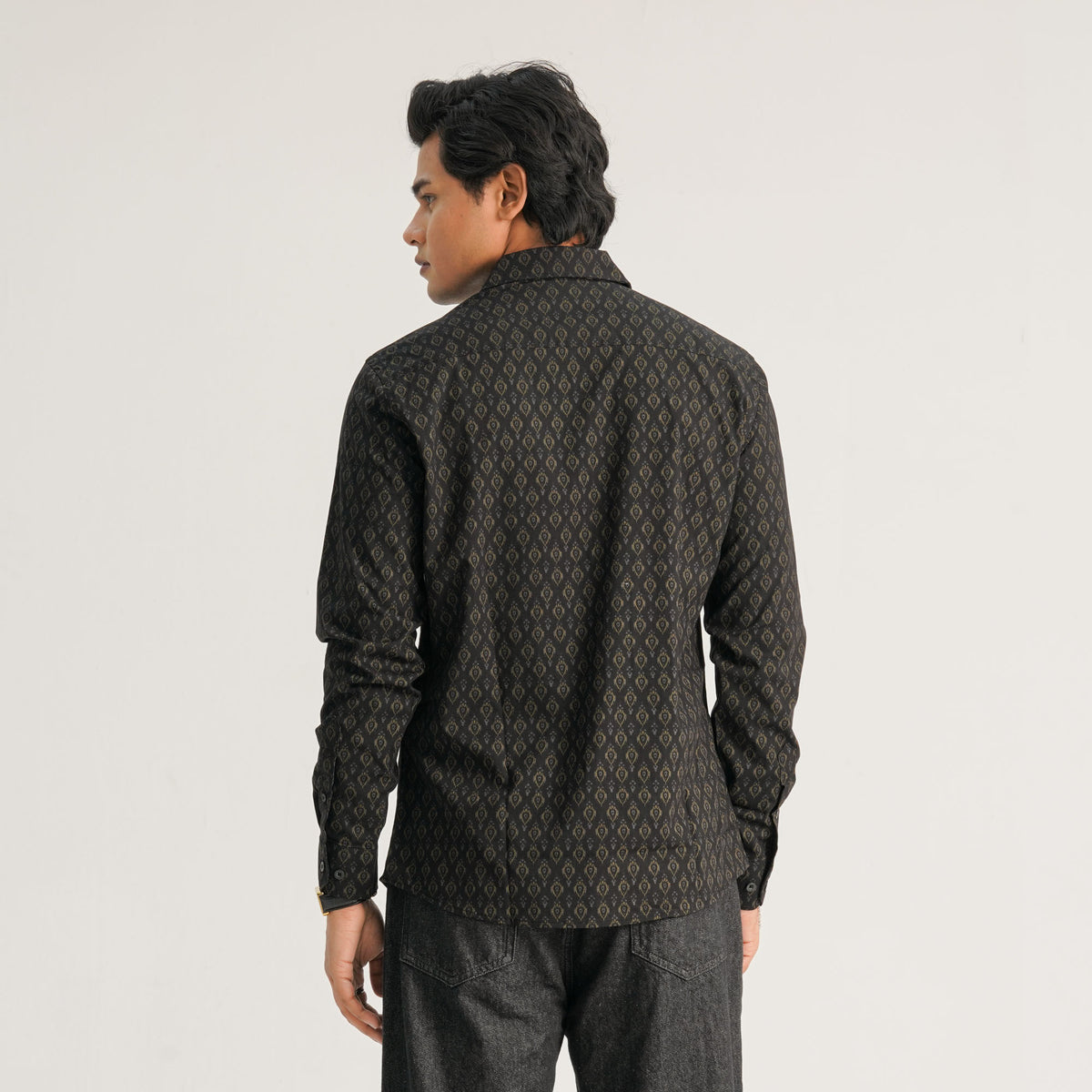 Mens Black Casual Shirt