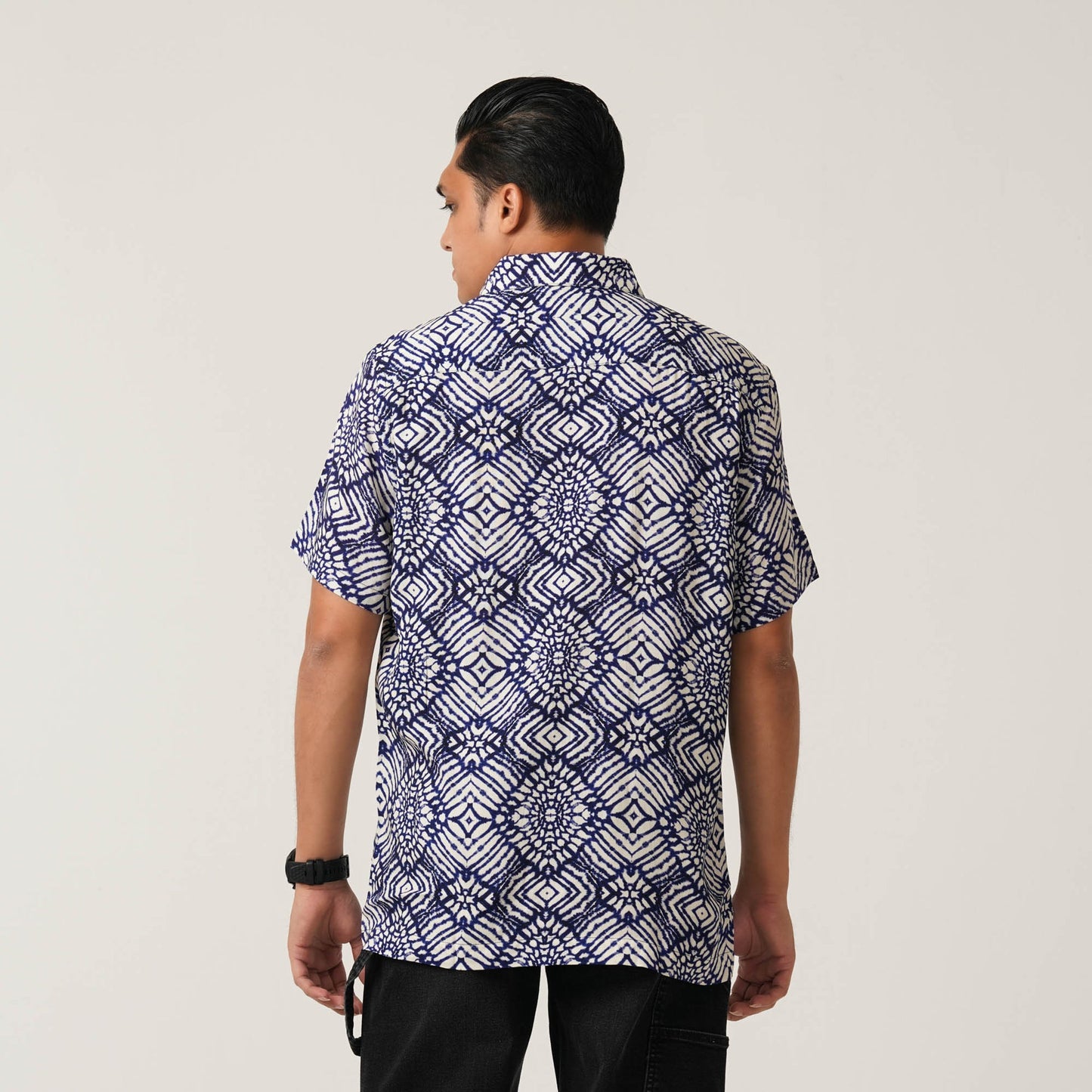 Mens Blue Casual Shirt