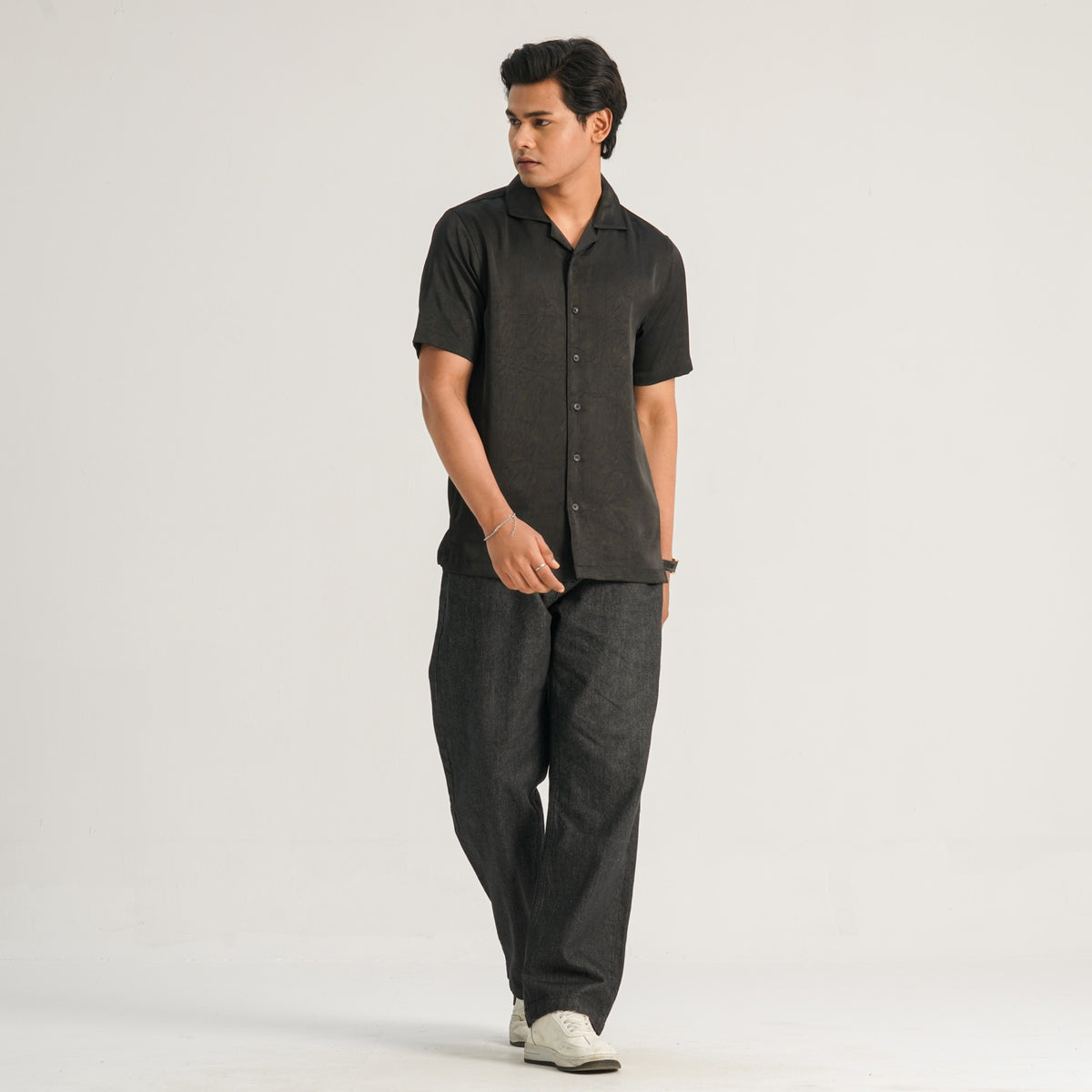 Mens Black Casual Shirt